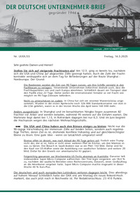 Der Deutsche Unternehmer-Brief Nr. 055 vom 15.05.2025
