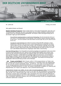 Der Deutsche Unternehmer-Brief : Der Deutsche Unternehmer-Brief Nr. 063 vom 26.06.2026