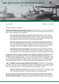 Der Deutsche Unternehmer-Brief Nr. 068 vom 18.06.20258