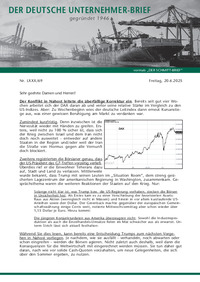 Der Deutsche Unternehmer-Brief Nr. 069 vom 20.06.2025