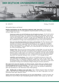 Der Deutsche Unternehmer-Brief Nr. 072 vom 27.06.2025
