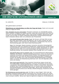 Der Deutsche Unternehmer-Brief Nr. 076 vom 12.08.2026