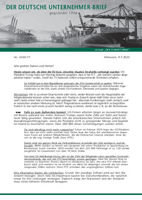 Der Deutsche Unternehmer-Brief Nr. 077 vom 09.07.2025