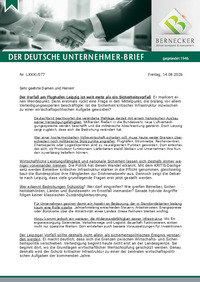 Der Deutsche Unternehmer-Brief Nr. 077 vom 14.08.2026