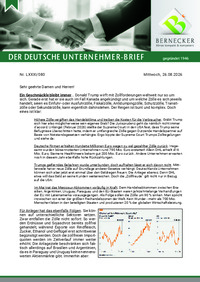 Der Deutsche Unternehmer-Brief Nr. 080 vom 26.08.2026