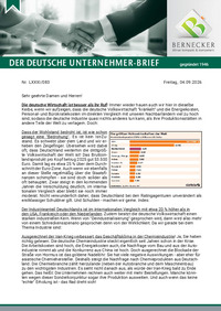 Der Deutsche Unternehmer-Brief Nr. 083 vom 04.09.2026