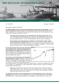 Der Deutsche Unternehmer-Brief Nr. 093 vom 15.08.2025