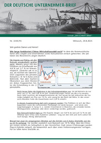 Der Deutsche Unternehmer-Brief Nr. 095 vom 20.08.2025