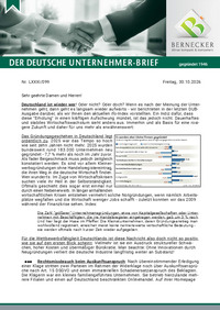 Der Deutsche Unternehmer-Brief Nr. 099 vom 30.10.2026