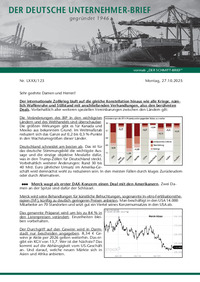 Der Deutsche Unternehmer-Brief Nr. 123 vom 27.10.2025