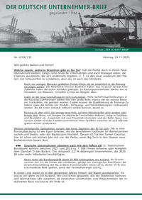 Der Deutsche Unternehmer-Brief Nr. 135 vom 24.11.2025