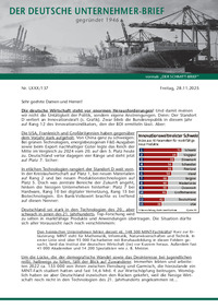 Der Deutsche Unternehmer-Brief Nr. 137 vom 28.11.2025