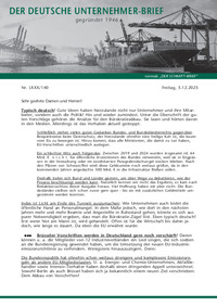 Der Deutsche Unternehmer-Brief Nr. 140 vom 05.12.2025