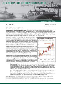 Der Deutsche Unternehmer-Brief : Der Deutsche Unternehmer-Brief Nr. 147 vom 22.12.2025
