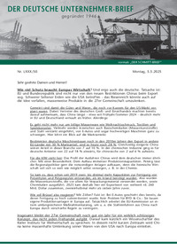Der Deutsche Unternehmer-Brief : Der Deutsche Unternehmer-Brief Nr. 50 vom 05.05.2025