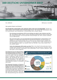 Der Deutsche Unternehmer-Brief Nr. 63 vom 04.06.2025