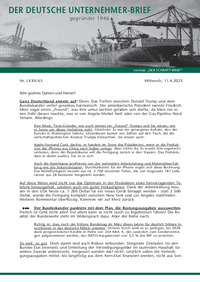 Der Deutsche Unternehmer-Brief Nr. 65 vom 11.06.2025