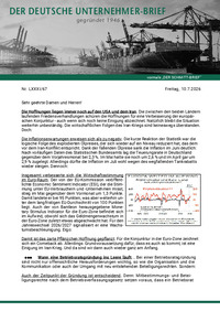 Der Deutsche Unternehmer-Brief Nr. 067 vom 10.07.2026