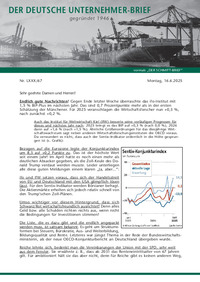 Der Deutsche Unternehmer-Brief Nr. 67 vom 16.06.2025