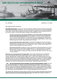 Der Deutsche Unternehmer-Brief Nr. 68 vom 15.07.2026