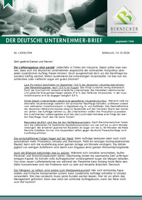 Der Deutsche Unternehmer-Brief Nr. 94 vom 14.10.2026