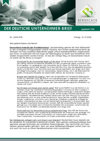 Der Deutsche Unternehmer-Brief Nr. 95 vom 16.10.2026
