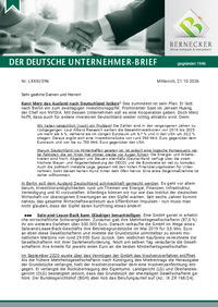 Der Deutsche Unternehmer-Brief Nr. 96 vom 21.10.2026