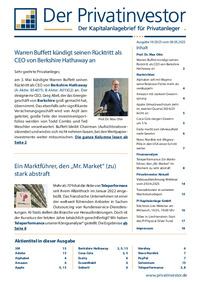 Der Privatinvestor Nr. 19 vom 09.05.2025