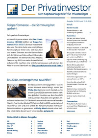 Der Privatinvestor Nr. 19 vom 15.05.2026