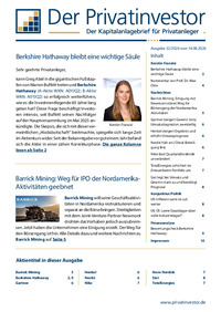 Der Privatinvestor Nr. 32 vom 14.08.2026