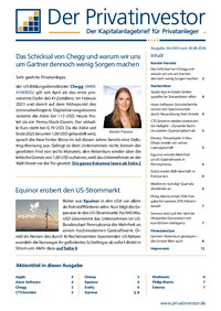 Der Privatinvestor Nr. 34 vom 28.08.2026