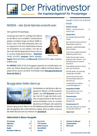 Der Privatinvestor Nr. 35 vom 29.08.2025