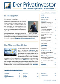 Der Privatinvestor : Der Privatinvestor Nr. 42 vom 18.10.2024