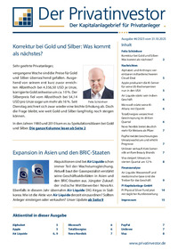 Der Privatinvestor Nr. 44 vom 31.10.2025