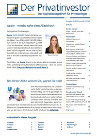 Der Privatinvestor Nr. 45 vom 08.11.2024