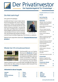 Der Privatinvestor : Der Privatinvestor Nr. 50 vom 13.12.2024