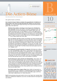 Die Actien-Börse Nr. 10 vom 07.03.2026