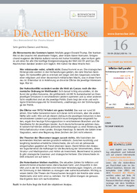Die Actien-Börse Nr. 16 vom 18.04.2026