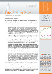 Die Actien-Börse Nr. 25 vom 21.06.2025