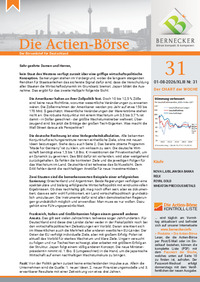 Die Actien-Börse Nr. 31 vom 01.08.2026