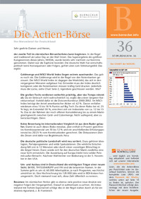 Die Actien-Börse : Die Actien-Börse Nr. 36 vom 07.09.2024