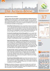 Die Actien-Börse Nr. 37 vom 12.09.2026