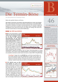 Die Termin-Börse : Die Termin-Böres Nr. 46 vom 15.11.2024