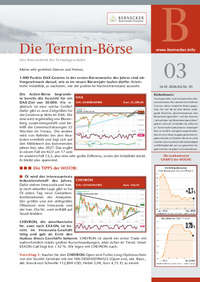 Die Termin-Börse Nr. 03 vom 16.01.2026