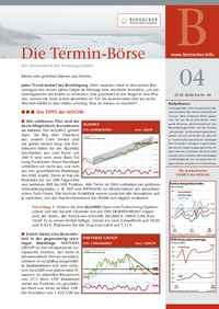 Die Termin-Börse Nr. 04 vom 23.01.2026