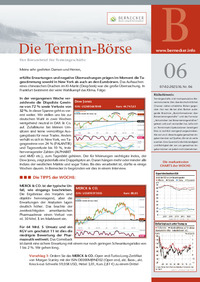 Die Termin-Börse Nr. 06 vom 07.02.2025