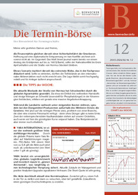 Die Termin-Börse Nr. 12 vom 20.03.2026