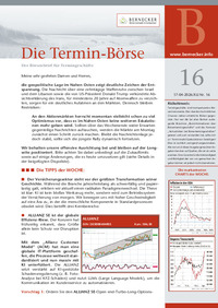 Die Termin-Börse : Die Termin-Börse Nr. 16 vom 17.04.2026