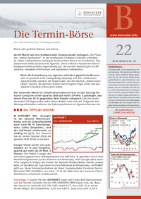 Die Termin-Börse Nr. 22 vom 29.05.2026