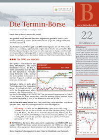 Die Termin-Börse Nr. 22 vom 30.05.2025